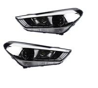 EGLGPAGAEY Front Bumper Headlight Headlamp For Hyundai For Tucson 2015-2018 Car Front Lamps Headlights Assembly Upgrade Demon Eyes Style Projector Lens Accessories