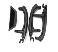 EGLGPAGAEY Inner Door Handle for for X3 for X4 for F25 for F26 2010-2016 Left Right Driver Car Interior Door Pull Handle Cover Set Assembly Window Switch Armrest Panel(LHD Set Black)