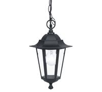 Eglo 22471Â E Laterna 4Â /1 Outdoor Pendant LightÂ E27Â Matte Black