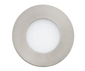 Eglo 32822 FUEVA-C LED Three Recessed Lights in Satin Nickel,Metallic