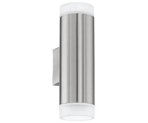 Eglo 92736 RIGA LED Exterior Wall Light in Stainless Steel, 6,5 x 20,5 cm