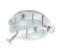 EGLO 93085 Ceiling Plate, Metal, GU10, Clear