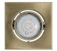 Eglo 93248 GU10 Recessed Outdoor Wall Light - Metal, Gold