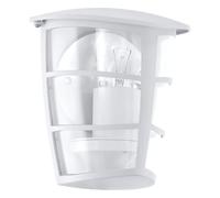 Eglo 93403 E27 White Outdoor Wall Light ALORIA