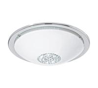 EGLO 93778 GIOLINA LED Ceiling Light in Chrome, White and Crystal