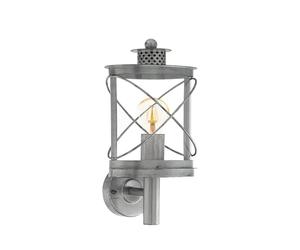 EGLO 94865 E27 Silver-Antique Outdoor Wall Light HILBURN 1