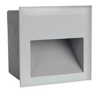 Eglo Zimba-LED - LED Outdoor Recessed Wall Light Silver IP44