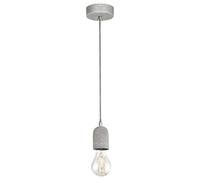 Eglo 95522 E27 Grey Pendant Lamp SILVARES