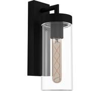 Eglo 97261 Bovolone Outdoor Wall Light Black Ip44 Weatherproof Exterior Lantern