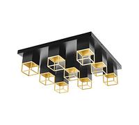 EGLO 97732 MONTEBALDO Ceiling Light in Black and Gold