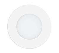 EGLO Access LED recessed spotlight Fueva-A | 1-light aluminium and white plastic, dimmable with remote, colour temp change (warm, neutral, cool), Ø 12 cm