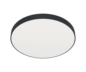 EGLO Access Zubieta-A LED Ceiling Light, 1-Bulb Wall Light, Surface-Mounted Light Made of Steel and Plastic in Black, White, with Remote Control, Colour Temperature Change (Warm, Neutral, Cold
