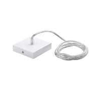 Eglo Accessory Cable Extension Including Canopy | suitable for Salobrena 1 lighting series, material: steel, colour: white