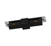 Eglo Accessory for Easy Track Rail System, Straight Connector Rail, Ceiling Light Accessory, Black Plastic