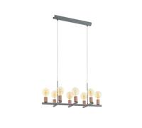 Eglo Adri 1 Pendant Light Steel 60 W, Grey, Rose Gold