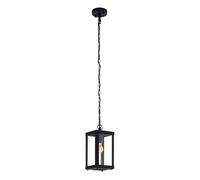 Eglo Alamonte 1 Clear Glass And Metal 1 Light Hanging Pendant In Black Black One Size