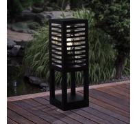 Eglo LED Outdoor lamp Post Alamonte 3, Bollard Light, Outside Lighting for Garden and Patio, Driveway lamp Made of Black Metal, IP44, H 45 cm, E27