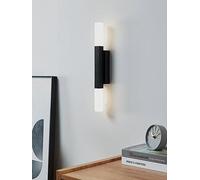 Eglo Alcudia Metal & Plastic Bathroom Mirror Light, Black Print