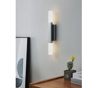 Eglo Alcudia Metal & Plastic Bathroom Mirror Light, Chrome Print