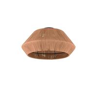 Eglo Alderney Boho-Styled Hemp Yarn Ceiling Light In Black Black One Size