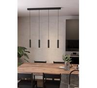 Eglo Almudaina Modern Linear Led 4 Pendant Light Wbs