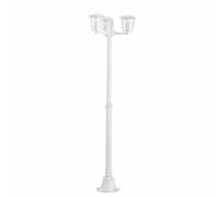 Eglo Aloria White IP44 Exterior Cast Aluminium Post Light