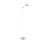 Eglo Arc Floor lamp Carlo, floorlamp for Living Room with Adjustable spot, Flexible Standing Light for Reading, Sand Beige Metal, E14 Socket, H 170 cm
