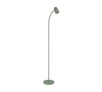 Eglo Arc Floor lamp Carlo, floorlamp for Living Room with Adjustable spot, Flexible Standing Light for Reading, Green Metal, E14 Socket, H 170 cm