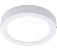 Eglo Argolis-C Connected LED Ceiling Light, Outdoor Ceiling Light, Round Surface-Mounted Spotlight, Dimmable, Cast Aluminium White, Warm White - Cold White, IP44