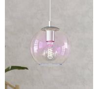 EGLO ARISCANI 2 hanging light, Ø 20 cm, 1-bulb, chrome/iridescent