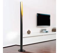 EGLO Barbotto LED floor lamp in black and gold