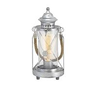 EGLO Kirian Bright Lantern Table Light, Antique Silver