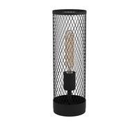 Eglo Bedside lamp Redcliffe, Industrial Table Light Made of Black Metal, Living Room Lighting with Switch, E27 Socket
