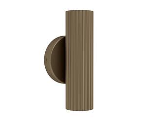 Eglo Bedside wall Light Portillo, Indoor lamp with uplight and Downlight, indirect Bedroom and Living Room Lighting, Bronze Coloured Metal, GU10