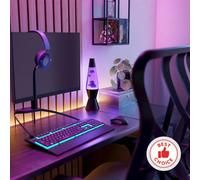 Eglo Best Choice Lava Led Table Lava Lamp, Black & Violet
