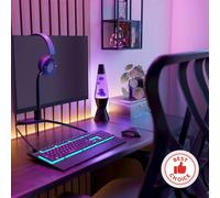 Eglo Best Choice Lava Led Table Lava Lamp, Black & Violet In Lilac Lilac