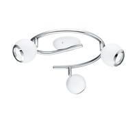 EGLO Bimeda Ceiling Light - White & Chrome | TJ Hughes
