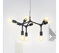 EGLO Bocadella 1 hanging light in black, 9-bulb