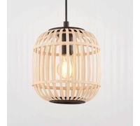 Eglo Bordesley Rattan rounded pendant - Brown