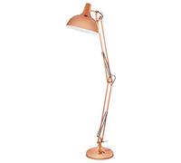 EGLO ES/E27 Borgillio Copper Floor Light 60W - 94705