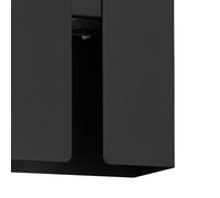 EGLO Briscola LED outdoor wall lamp, black, height 20 cm, metal, CCT