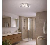 Eglo Cabo C Led Ceiling Light With Remote Control, Rgb & Warm White, Modern Indoor Lighting