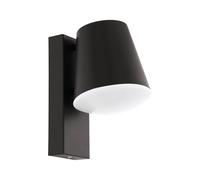 Eglo Caldiero Metal Ip44 Outdoor Wall Light In Dark Grey Dark Grey