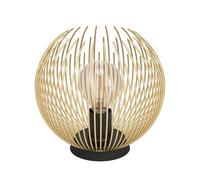 EGLO Caminia LED Pendant Light, Hanging Lamp for Dining Table, Bedroom and Dining Room, Metal Beige and Gold, GU10 Bulb, Warm White