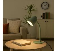 Eglo Carlo Modern Steel Flexible Desk Lamp, Green Green