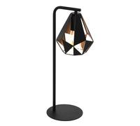 EGLO Carlton 4 table lamp in black/copper