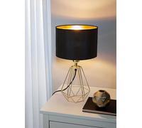Eglo Selvina Chrome Metal Integrated Led Flush Ceiling Fitting In Metallic Gold Metallic Gold One Size