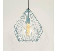 EGLO Carlton hanging light, vintage, mint green Ø 31cm
