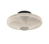 Eglo Ceiling Light Midsumer Fabric Timeless Black