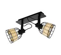 EGLO ceiling light Anwick 1, 2-light Vintage Ceiling Lamp